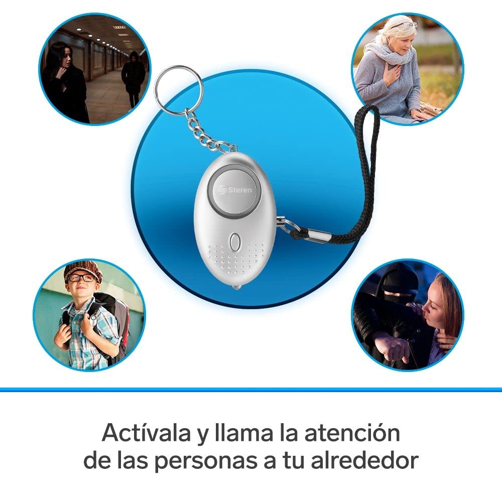 Alarma Personal con Linterna Sterem