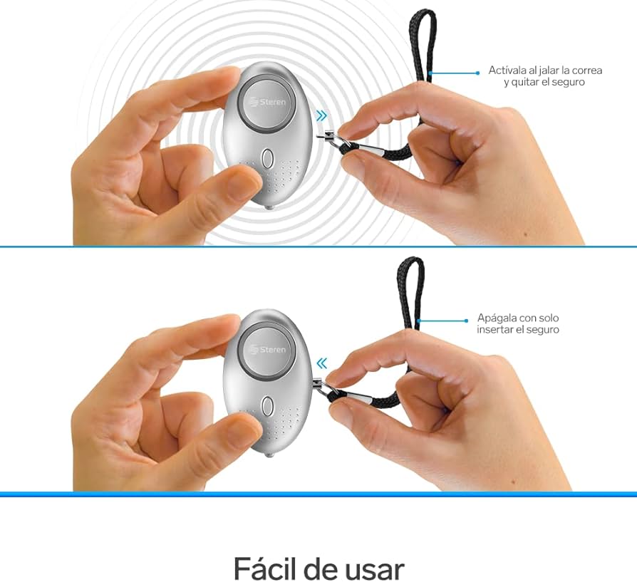 Alarma Personal con Linterna Sterem