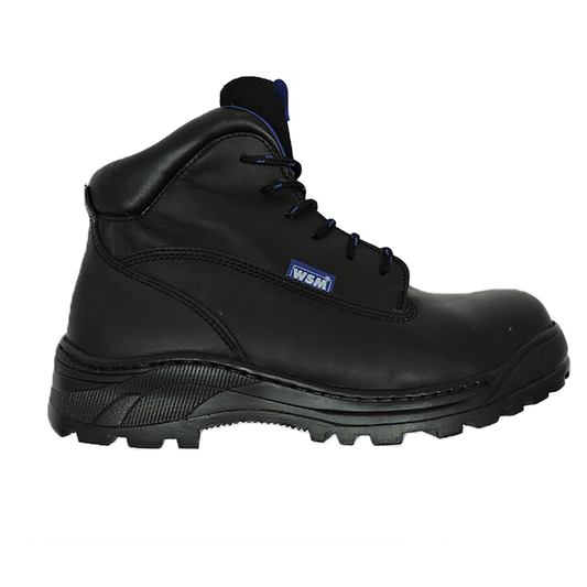 Bota Negro Pielcon casquillo PVC WSM M2946DH