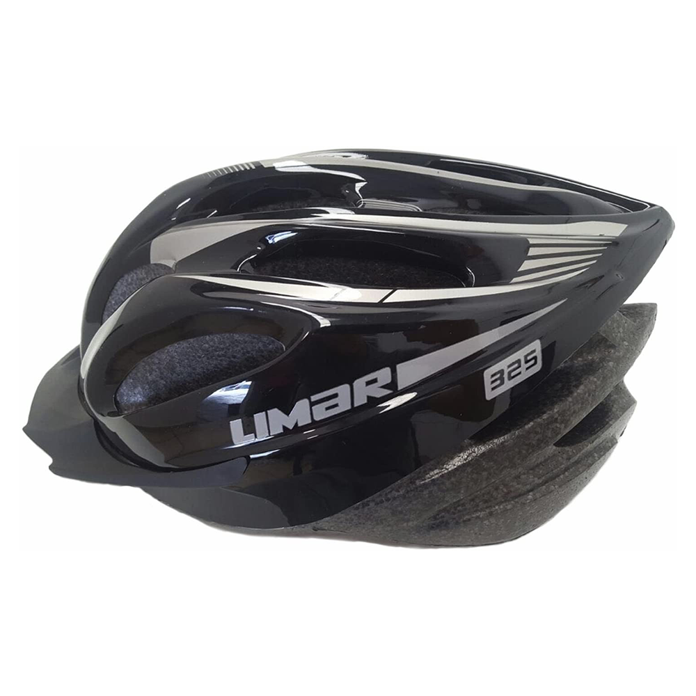 Casco de Ciclista 325 Negro Gris Limar