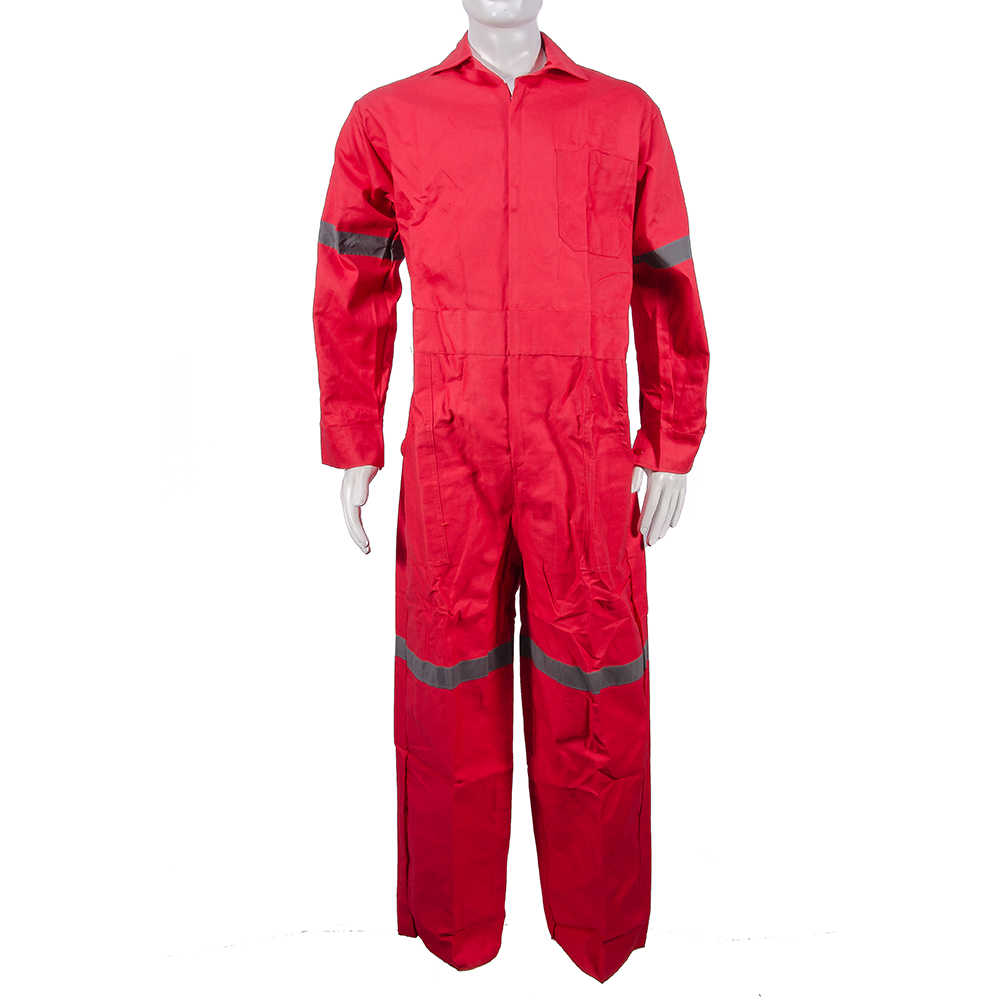 Overol Industrial con Reflejante Rojo Rodba
