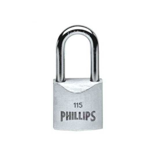 Candado Metálico No. 115 Gancho Largo Phillips