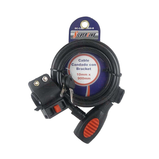 CABLE CANDADO 15 X 900 MM CON BRACKET