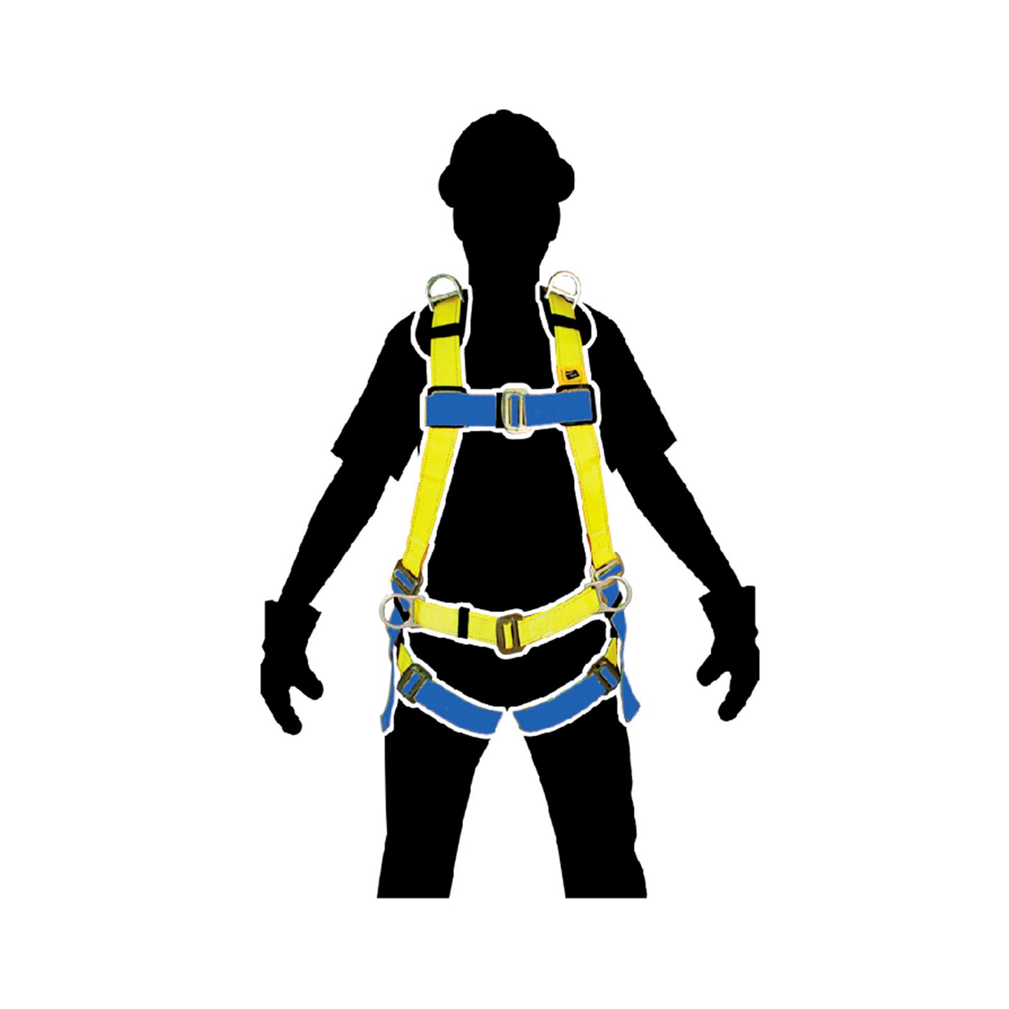 Arnés de Seguridad con Anillo “D” en Espalda, Hombros y Costados SS-10ACDHD Jyrsa