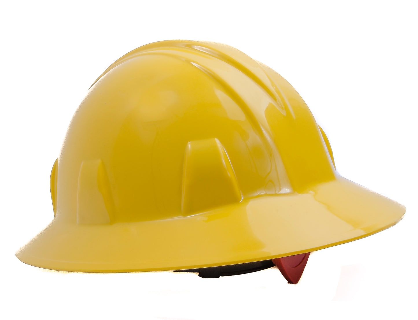 CASCO DE SEGURIDAD ALA ANCHA CON AJUSTE DE MATRACA INFRA-Amarillo