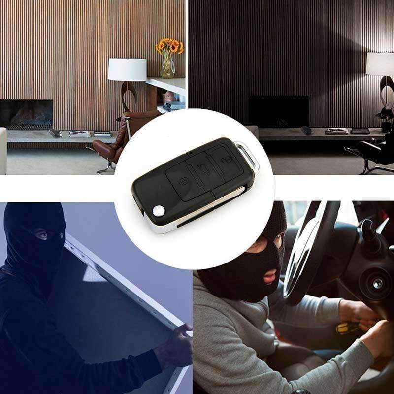 Cámara Oculta Forma de Llave de Auto, Ranura MicroSD Red Lemon