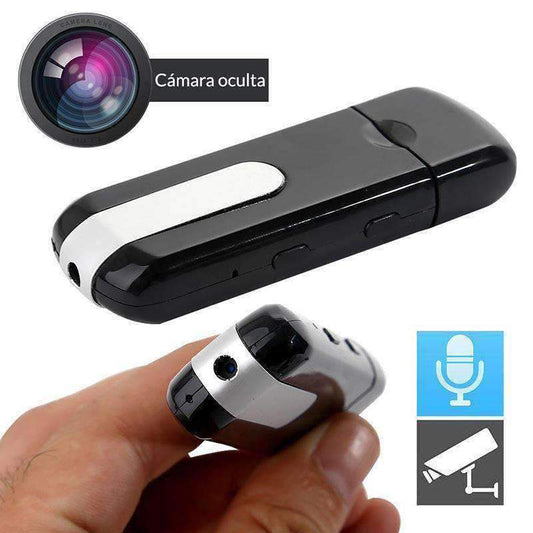 Cámara Oculta en Forma de Memoria USB con Ranura MicroSD Red Lemon