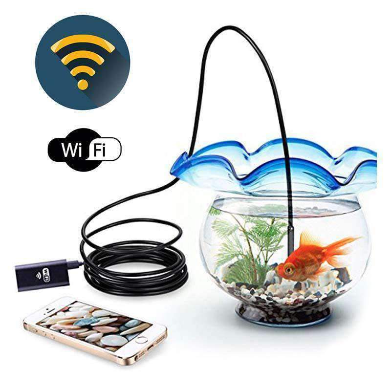 Cámara Endoscopio WiFi de 5m Con Luz Led, Resistente al Agua Red Lemon