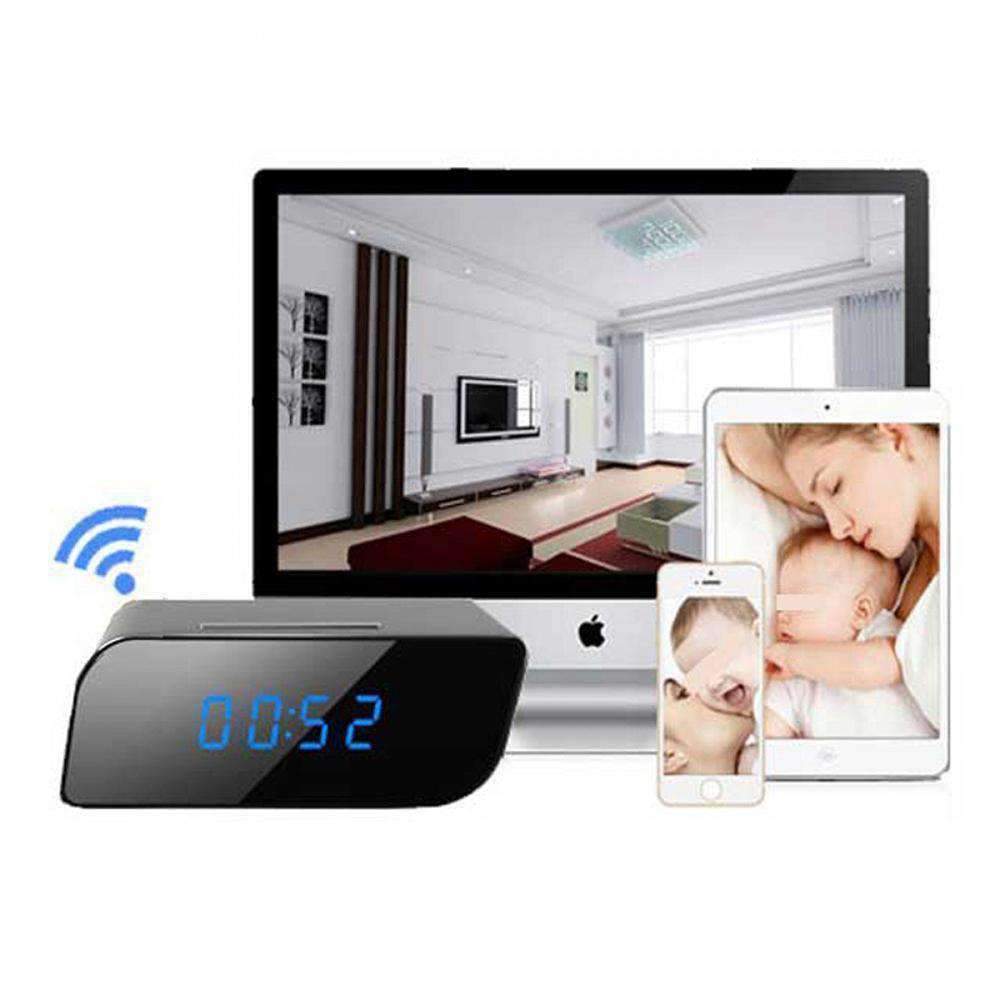 Cámara Oculta IP en Forma de Reloj Despertador Con Wifi Para Smartphone Red Lemon
