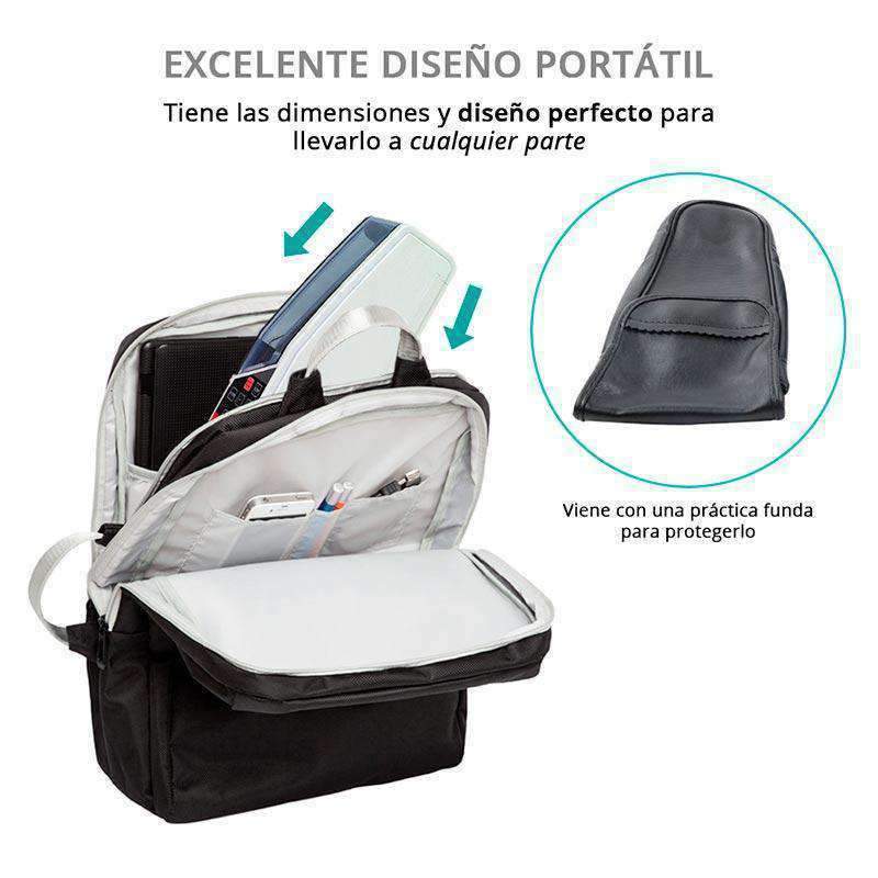 Contador de Billetes Portátil con Adaptador de Corriente o Para Baterías AA Red Lemon