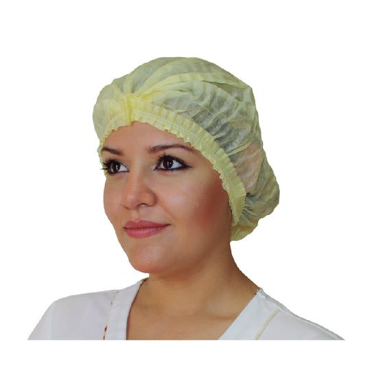 COFIA DESECHABLE PLISADA JYRSA, VARIOS COLORES, 100 PZS.-Amarillo