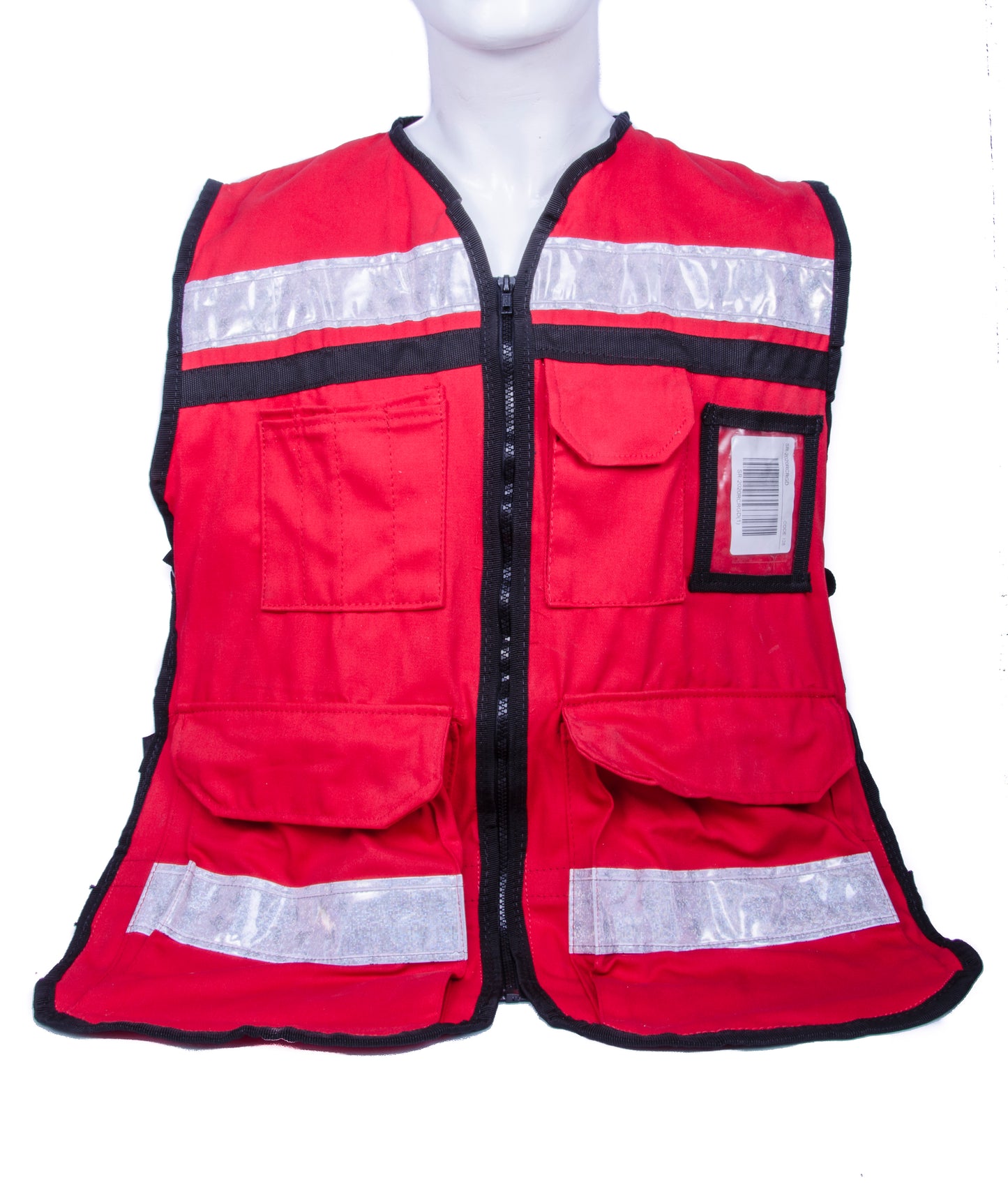 Chaleco Brigadista de Gabardina Abierto SR-2020RCRGD Jyrsa