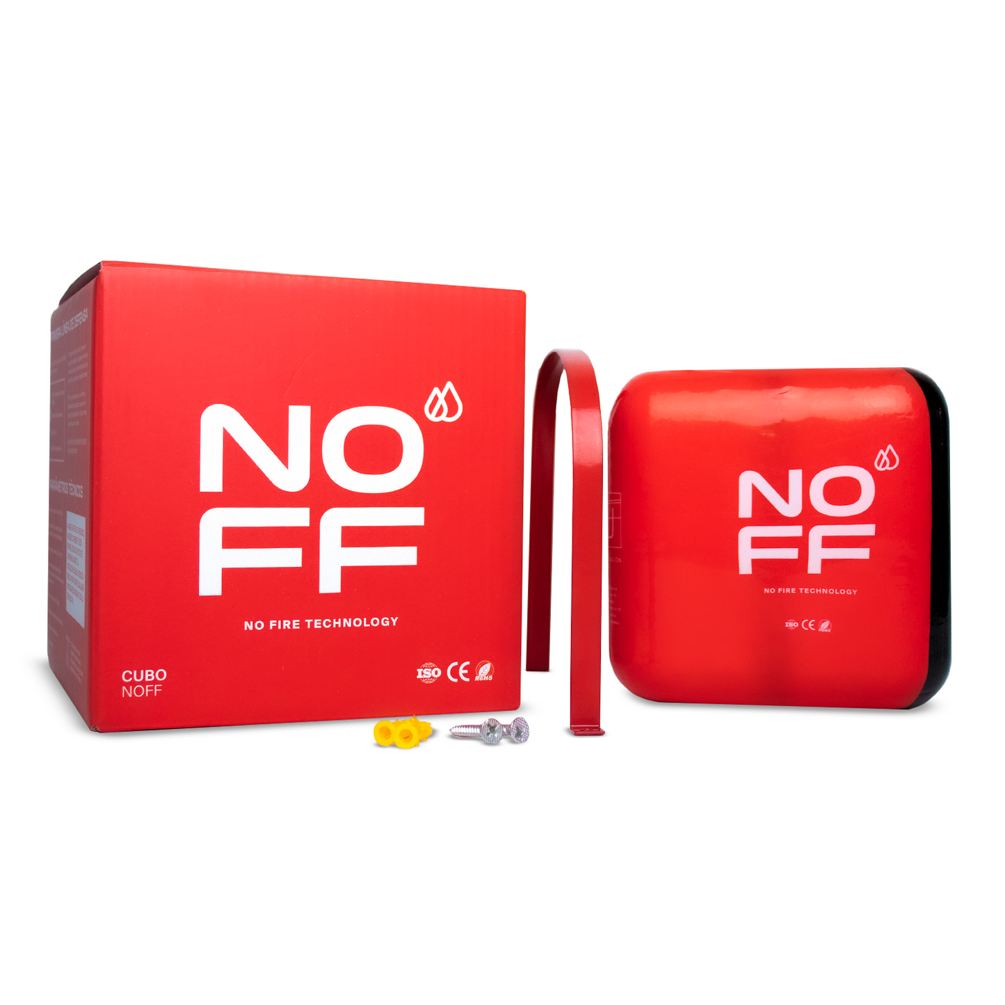 Cubo Extintor de Incendios PQS 1.2KG NOFF