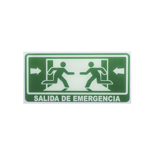 Señalamiento de Acrílico Salida de Emergencia (15 x 30)