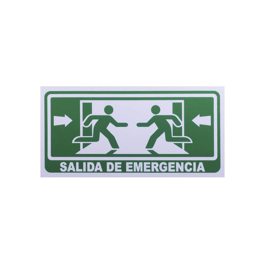 Señalamiento de Estireno Salida de Emergencia (15 x 30)