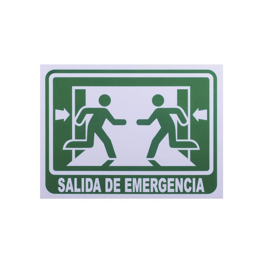 Señalamiento de Estireno Salida de Emergencia (15 x 20)