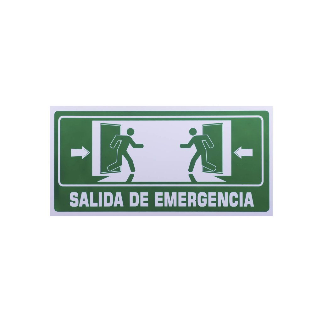 Señalamiento de Estireno Salida de Emergencia (20 x 40)