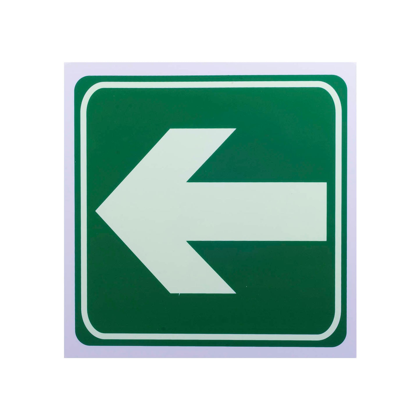 Señalamiento Flecha Fotoluminiscente Izquierdo (25x25)