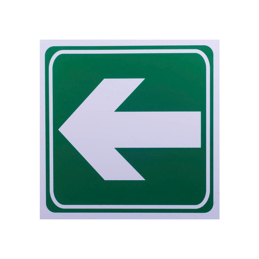 Señalamiento de Estireno Flecha Izquierda 25 cm x 25 cm