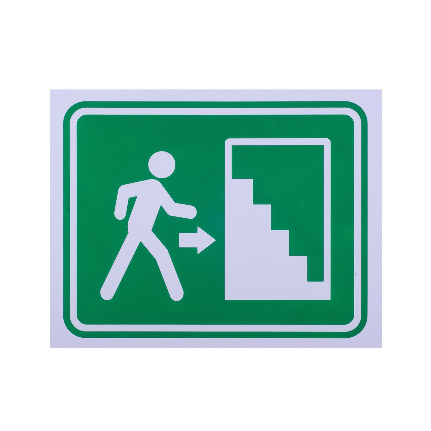 Señalamiento de Estireno Escalera Derecha