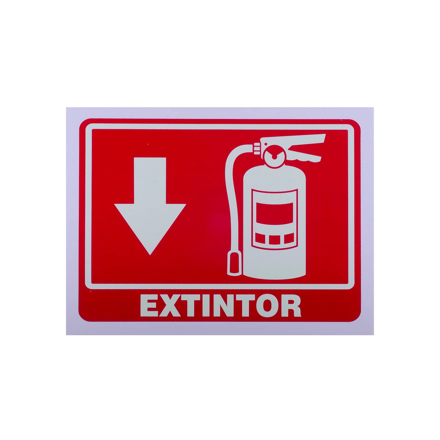 Señalamiento Fotoluminiscente Extintor 30 x 40 cm