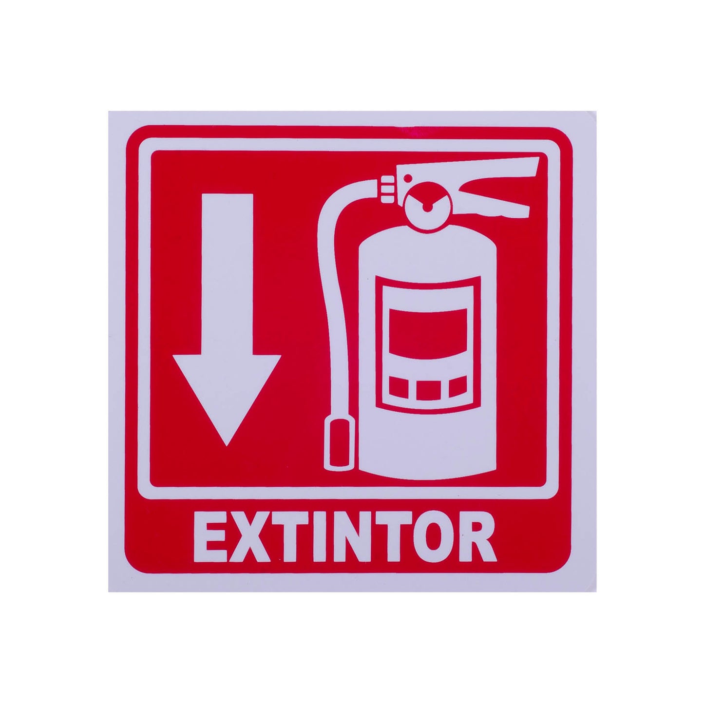 Señalamiento de Estireno Extintor (20 x 20)