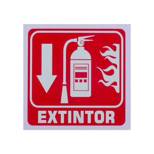 Señalamiento Fotoluminiscente Extintor con Flama