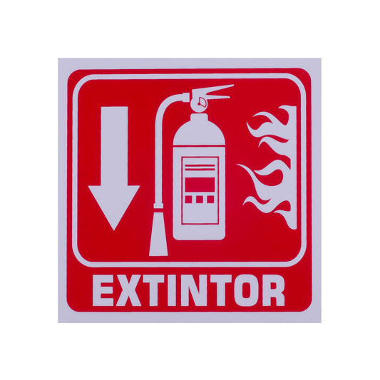 Señalamiento de Estireno Extintor con Flama