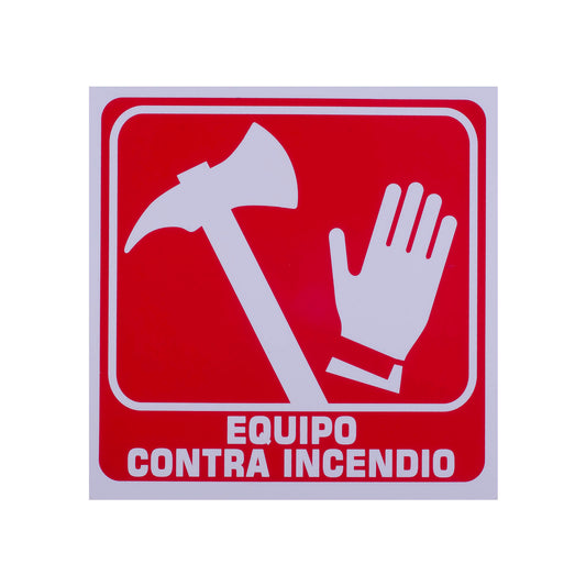 Señalamiento de Estireno Equipo Contra Incendio