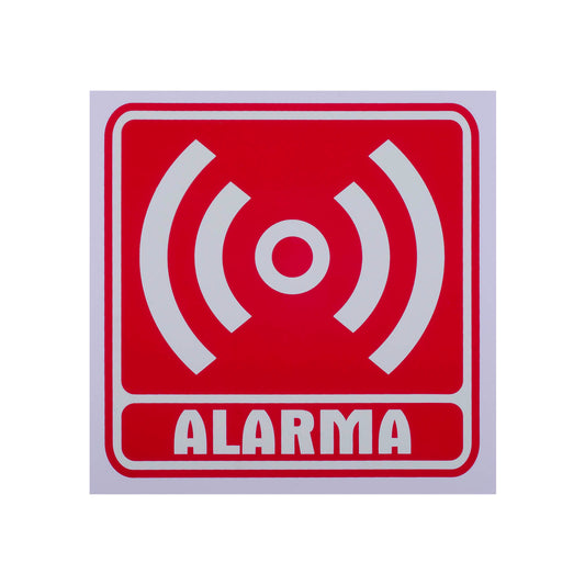 Señalamiento Fotoluminiscente Alarma