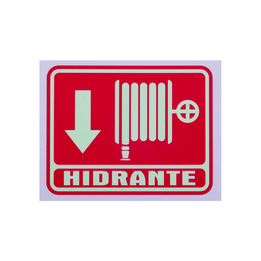 Señalamiento Fotoluminiscente Hidrante