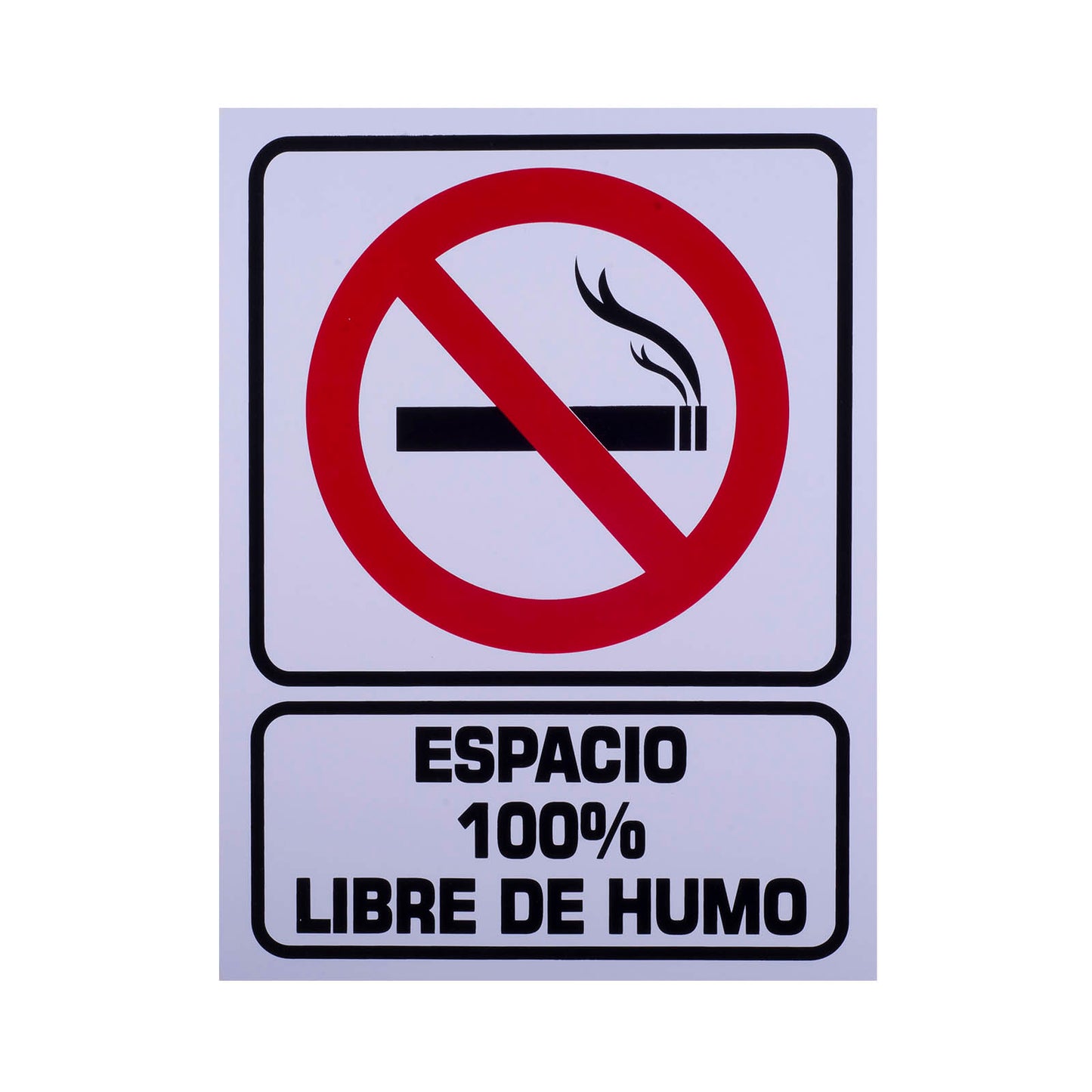 Señalamiento de Estireno Espacio Libre de Humo (30 x 40)
