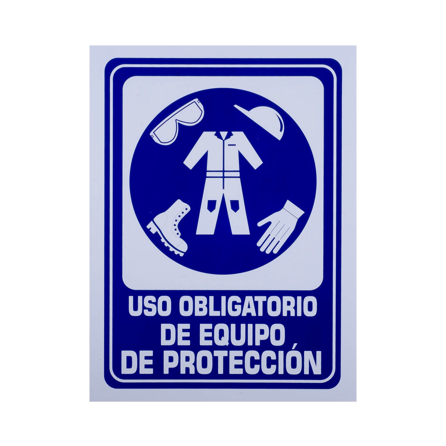 Señalamiento de Estireno Obligatorio Equipo de Protección Personal