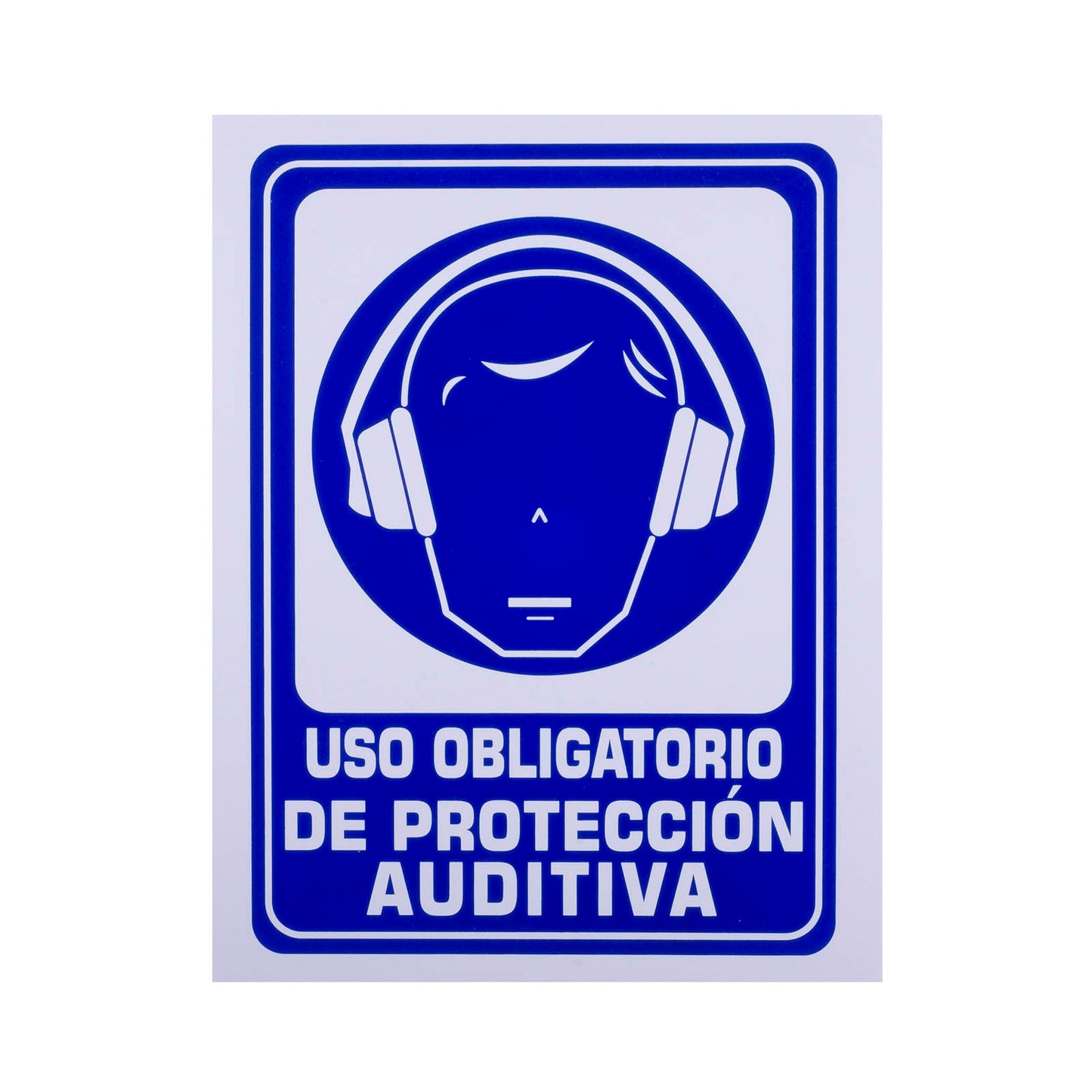 Señalamiento Estireno Obligatorio Uso Protección Auditiva (30 x 40)