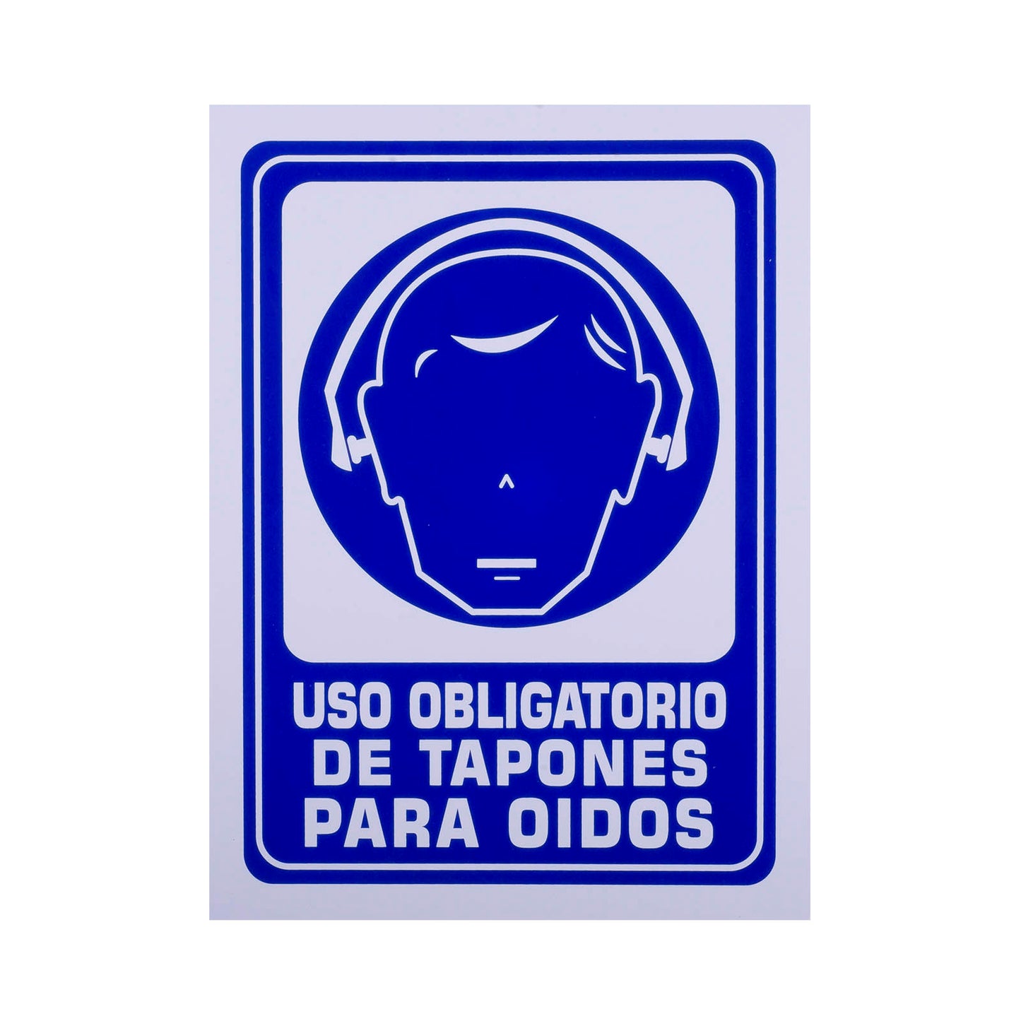 Señalamiento Estireno Obligatorio Uso Tapones Para Oído (30 x 40)