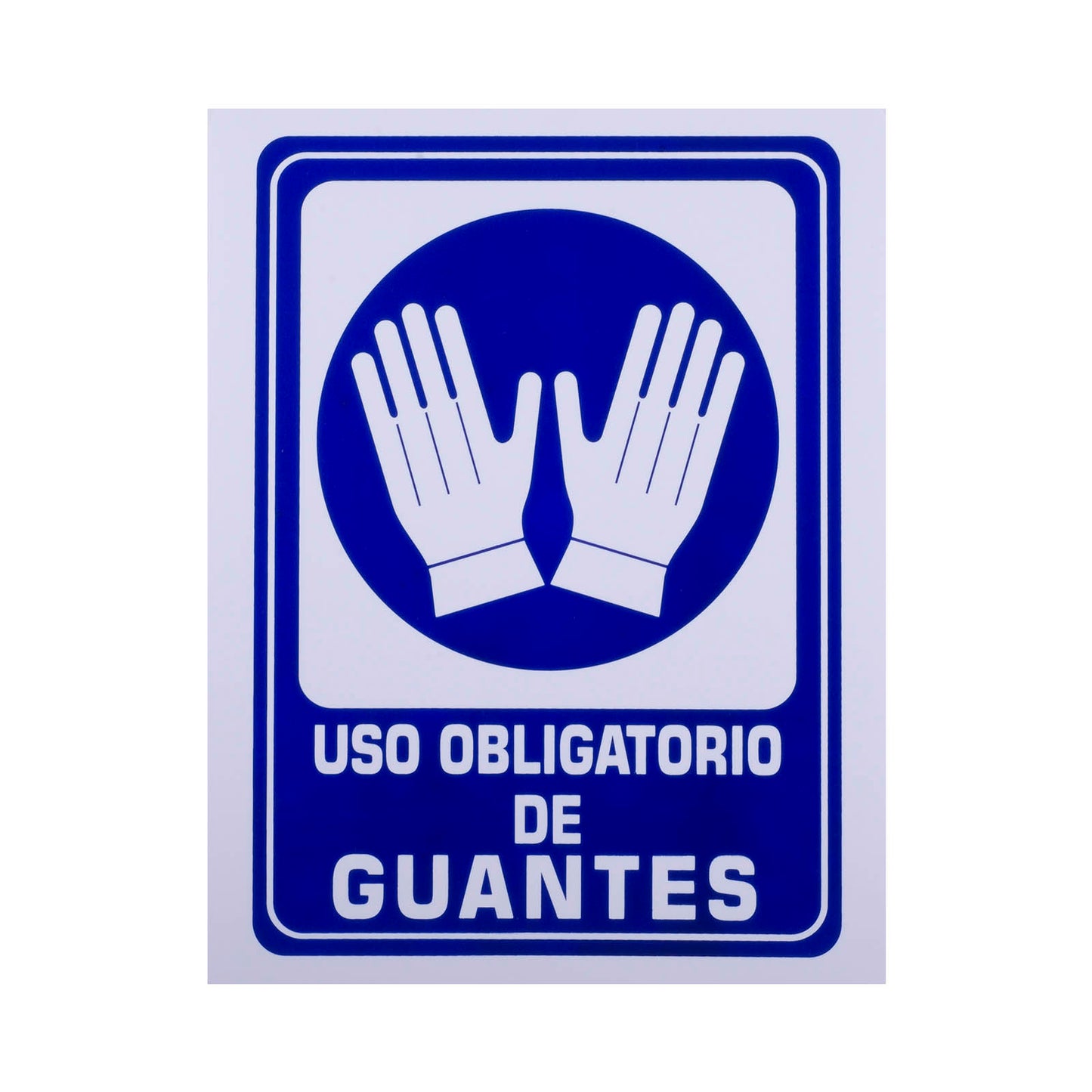 Señalamiento Estireno Obligatorio Uso de Guantes (30 x 40)