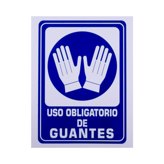 Señalamiento Estireno Obligatorio Uso de Guantes (30 x 40)