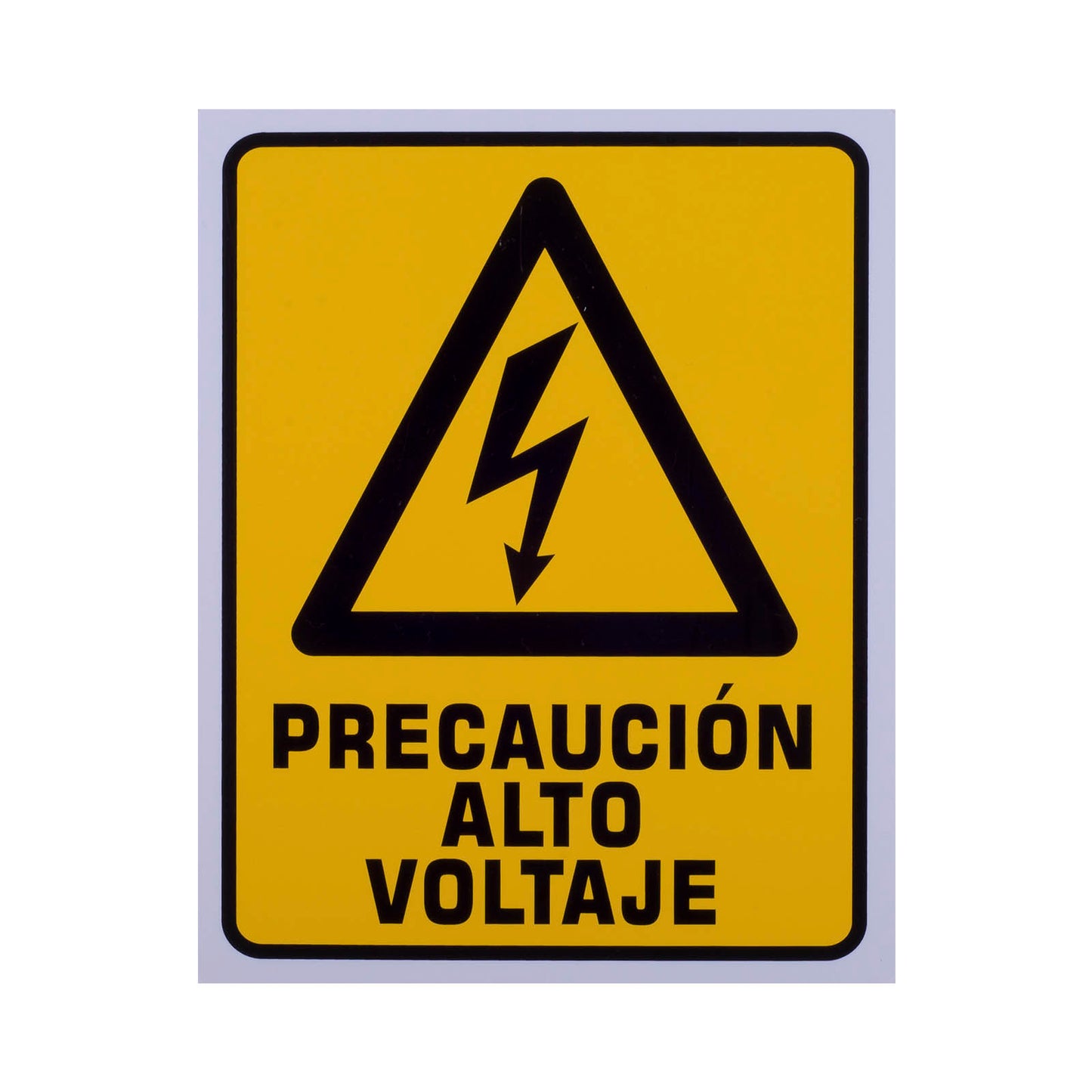 Señalamiento Precaución Alto Voltaje (20 x 25)