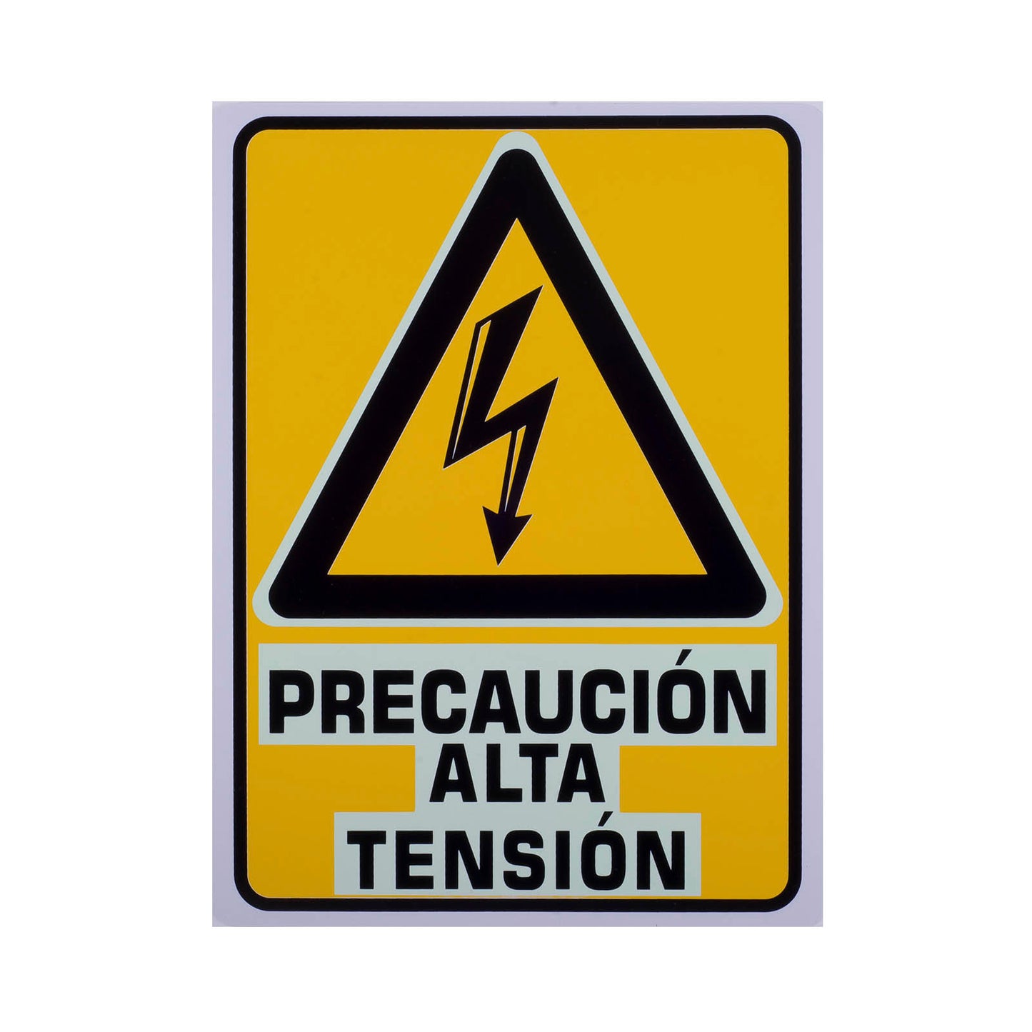 Señalamiento Fotoluminiscente Precaución Alta Tensión (30 x 40)