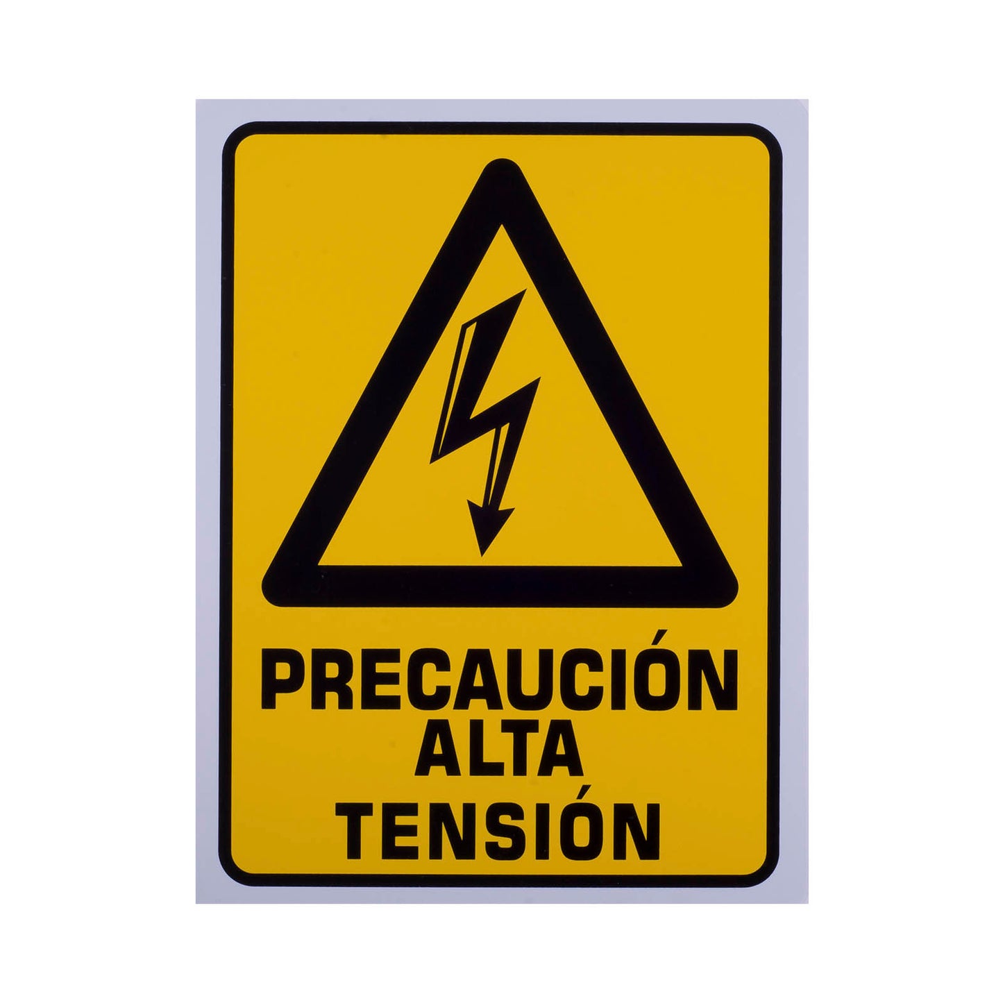 Señalamiento Precaución Alta Tensión