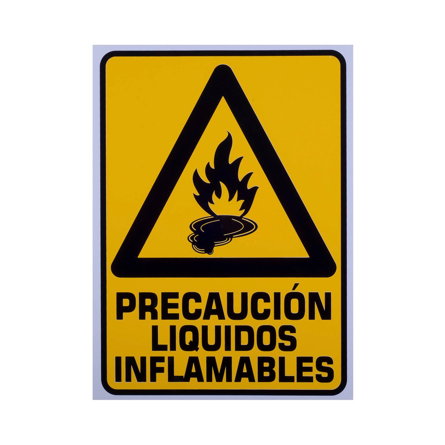 Señalamiento Precaución Líquidos Inflamables