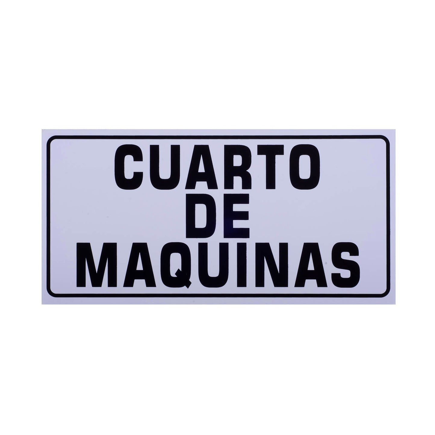 Señalamiento Cuarto de Máquinas
