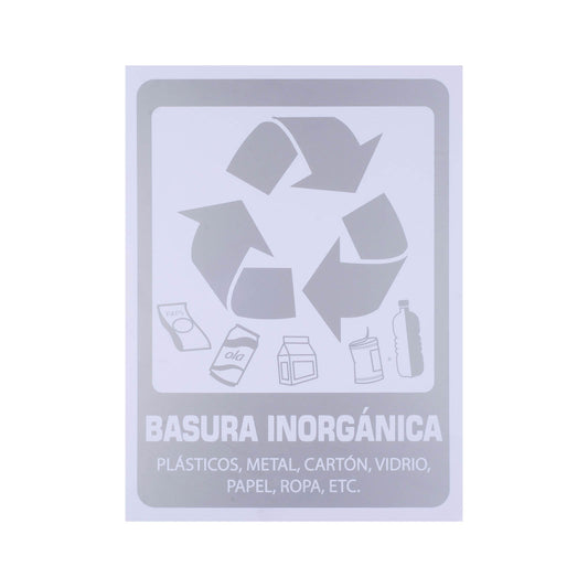 Señalamiento Basura Inorgánica