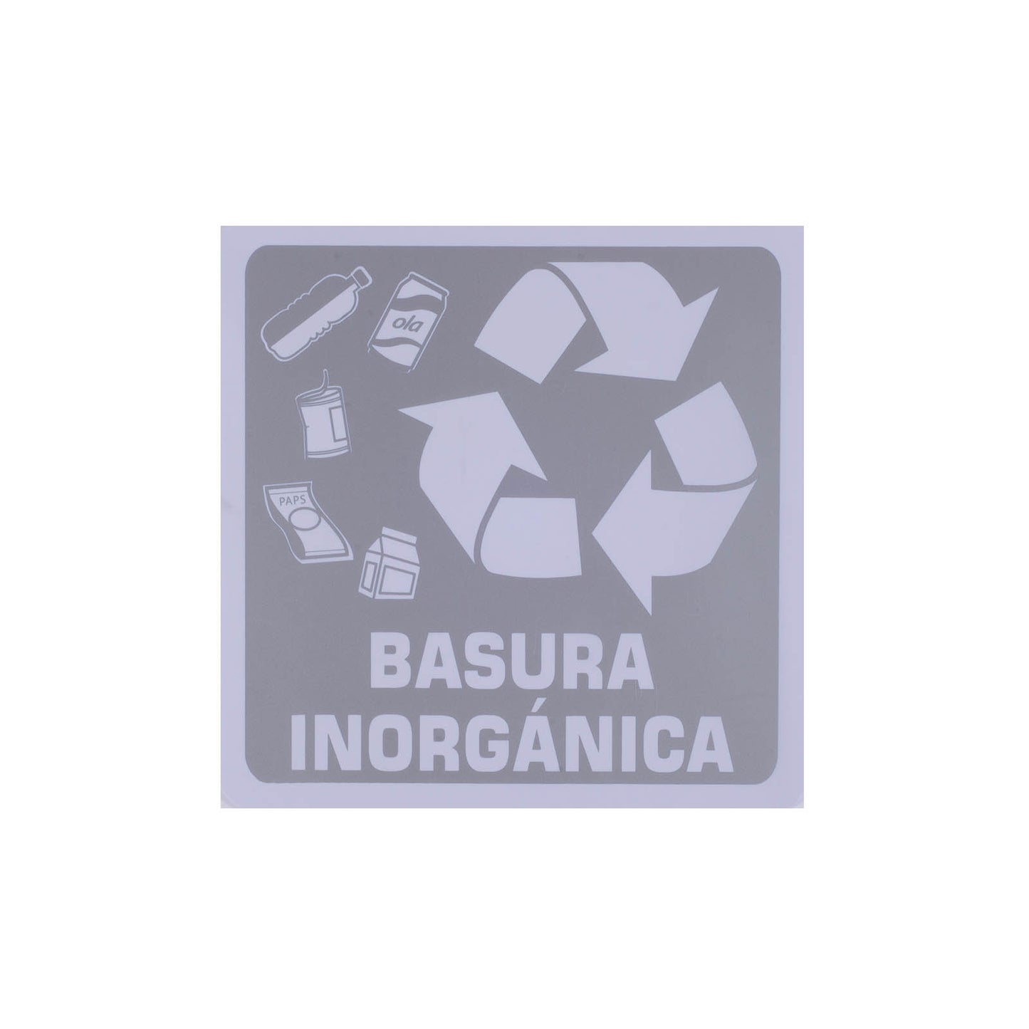 Señalamiento Basura Inorgánica (20 x 20)
