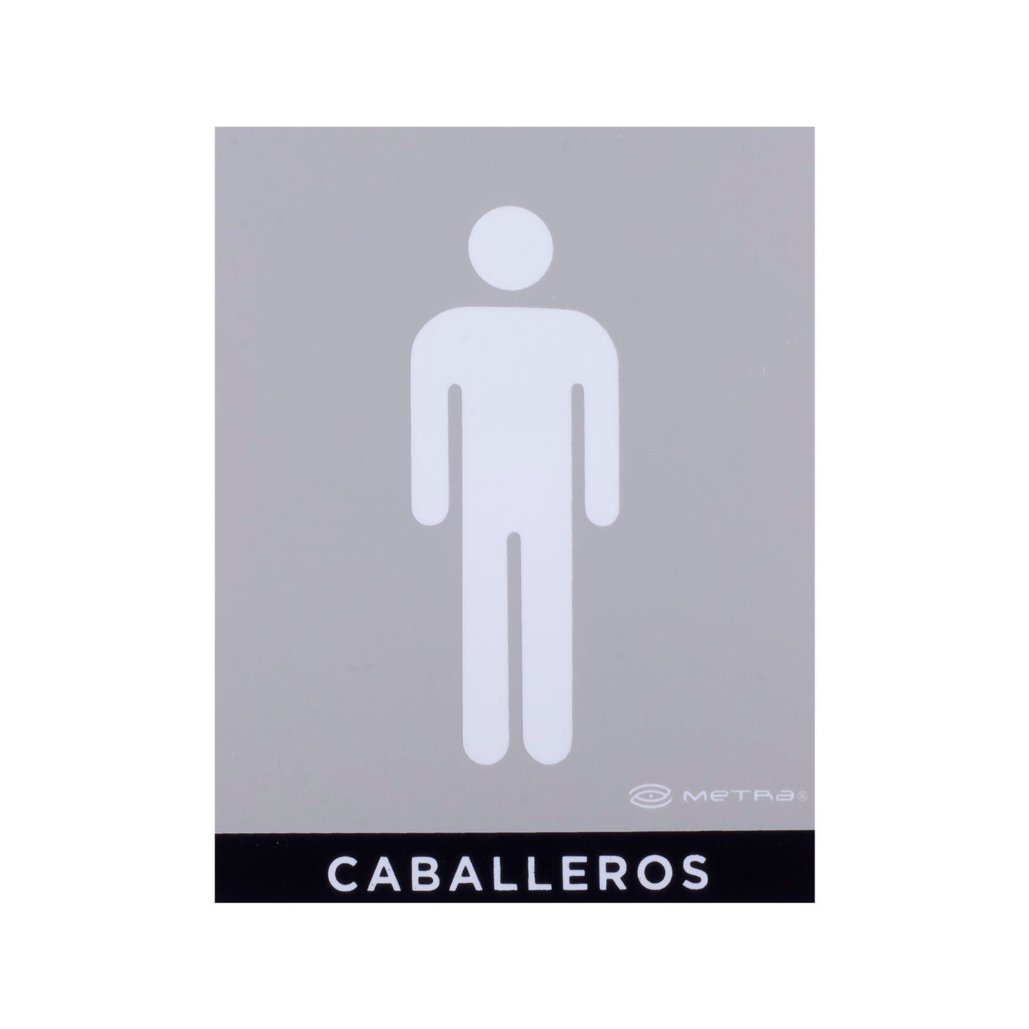 Señalamiento Baño Caballeros