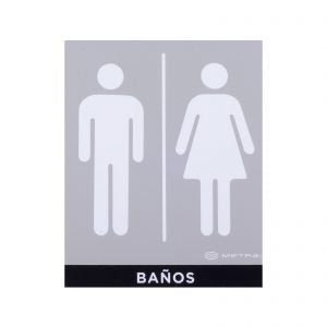 Señalamiento Baños Hombre / Mujer