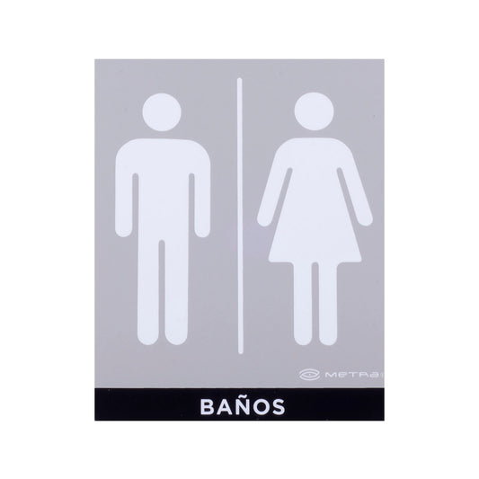 Señalamiento Baños Hombre / Mujer
