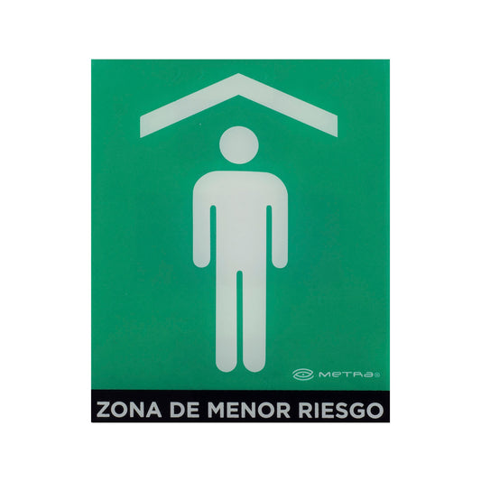 Señalamiento Zona de Menor Riesgo