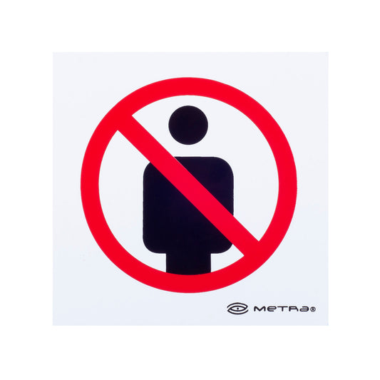 Señalamiento Etiqueta No Pasar