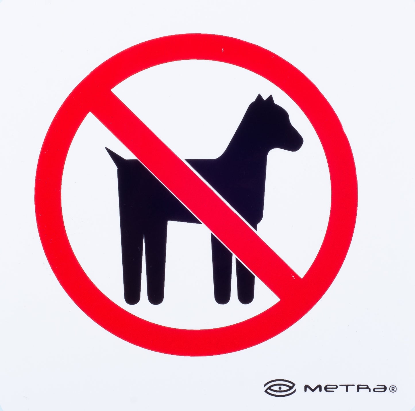 ETIQUETA PROHIBIDO MASCOTAS